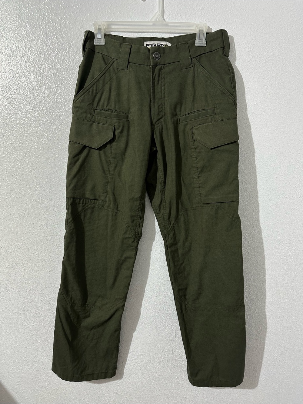 First Tactical Pants Cargo Mid Rise Military EMS Mens 30X30 Army Green Utility